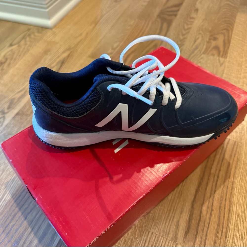 New Balance Navy and White Running Shoes